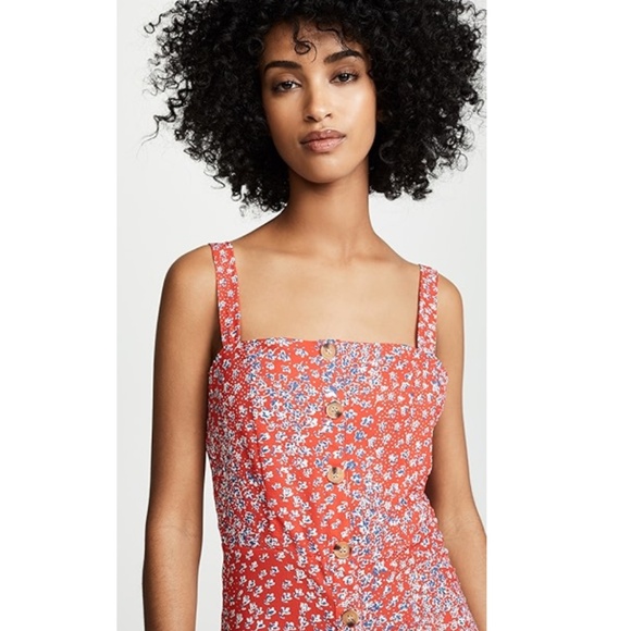 Nightwalker Chloe Dress - Red Floral - Picture 2 of 5